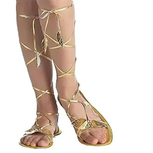 Comparateur de prix : Funny Fashion Sandales Romaines dorées - Femme