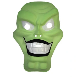 Comparateur de prix : RueDeLaFete Masque Monstre Vert Enfant - Halloween