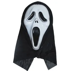 Comparateur de prix : Masque de revenant avec cagoule - CESAR - Adulte - Noir - Multicolore