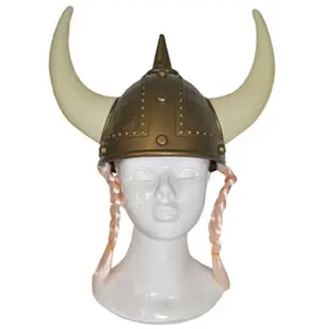 Comparateur de prix : RueDeLaFete Casque De Viking - Femme