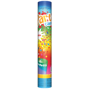 Comparateur de prix : RueDeLaFete Canon à Confettis Multicolore - Grand Modèle