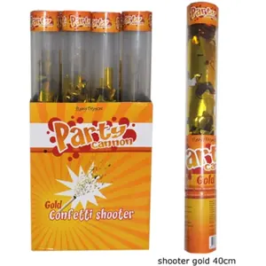 Comparateur de prix : RueDeLaFete Canon à confettis shooter or