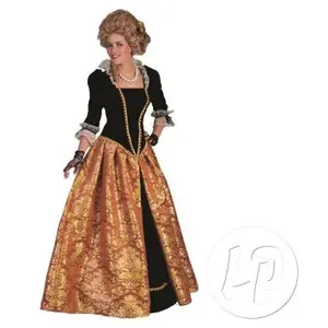 Comparateur de prix : Funny Fashion robe baroque marie-christina orange femme taille xl