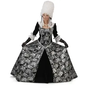 Comparateur de prix : Déguisement Dame Baroque Argentée : Adulte