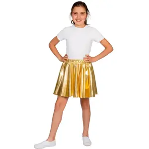 Comparateur de prix : RueDeLaFete Jupe disco lamée or - Fille