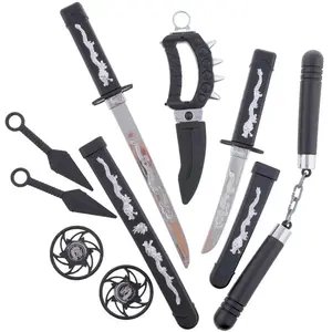 Comparateur de prix : Funny Fashion Set d'armes de ninja - Naruto - 6 pièces - Pour adulte - Noir