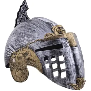 Comparateur de prix : Funny Fashion Casque Gladiateur Bicolore - Accessoire de Romain pour Carnaval et Fêtes Historiques