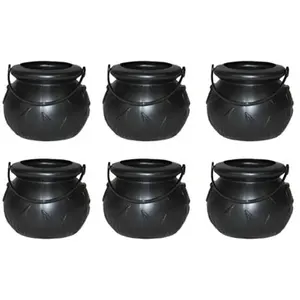 TotallyHalloween.nl Lot 9 minis chaudrons 7 cm taille unique pas cher