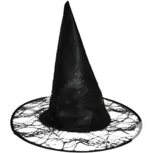 Linder Chapeau sorcière avec toile d'araignée pas cher
