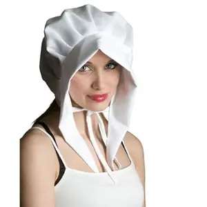 Comparateur de prix : Funny Fashion Coiffe paysanne pour adultes - Marque - Chapeau de fermière - Blanc - Extérieur