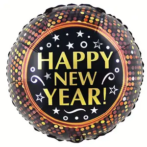Comparateur de prix : Folat Ballon aluminium rond 45 cm : Happy New Year !