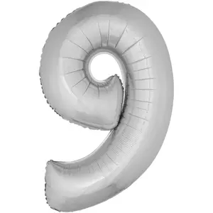 Comparateur de prix : RueDeLaFete Ballon Métallique XL Anniversaire Chiffre 9
