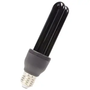 Ampoule noire - Blacklight bulb - Couleur principale: Noir pas cher