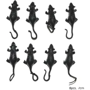 Lot de 8 rats 7 cm pas cher