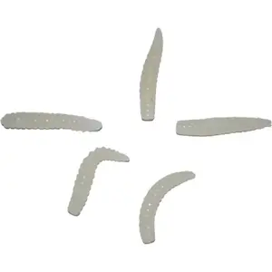 Lot d'asticots phosphorescents 3cm pas cher