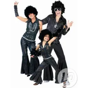 Comparateur de prix : Combinaison Disco Noire - Enfant (8/10 ans - 140 cm)