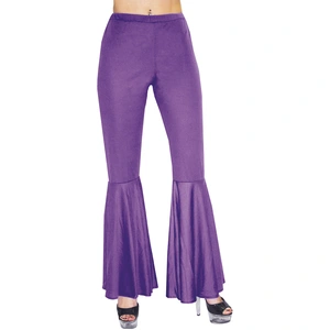 Comparateur de prix : RueDeLaFete Pantalon à Patte d’Éléphant - Hippie / Disco - Violet - Femme
