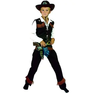 Funny Fashion Costume De Clint Le Cowboy - Taille 8/10 ans (126 à 138 cm) pas cher