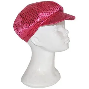 Comparateur de prix : Casquette Disco Paillettes - Mode - Adulte - Rose - Mixte - Style Fashion