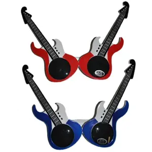 RueDeLaFete Lunettes Guitare Bleue ou Rouge pas cher