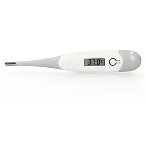 Alecto Thermomètre Digital Embout Flexible avec Alarme de Fièvre et Coque Gris pas cher