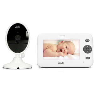 Comparateur de prix : Alecto Babyphone avec caméra et écran couleur 4.3 DVM-140 Blanc-Anthracite