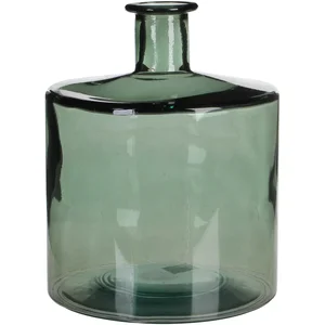 Comparateur de prix : Mica Vase bouteille en verre recyclé vert H26