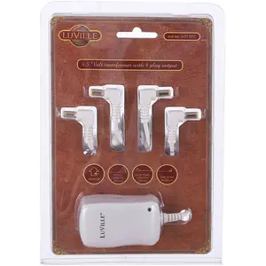 Luville Adaptateur pour village de noël miniature 4,5 volts 4 sorties pas cher
