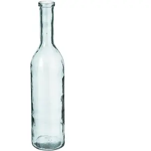 Comparateur de prix : Mica Decorations Rioja Vase de Bouteille - H75 x Ø18 cm - Transparent