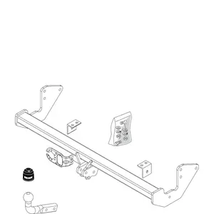 BRINK Attelage Voiture pour MERCEDES-BENZ: Vito, Viano (Ref: 419000) pas cher