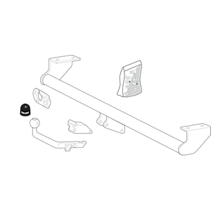 BRINK Attelage pour SUZUKI: Grand Vitara, Vitara (Ref: 435900) pas cher