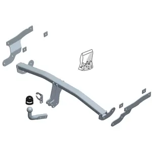 Comparateur de prix : Attelage Démontable Avec Outils Brink 584400