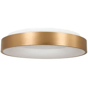 Steinhauer - plafonnier Ringlede - or - métal - 30 cm - dirigé - 3086GO - Or pas cher
