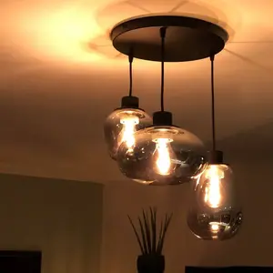 Comparateur de prix : Suspension - Reflexion - noir - verre métal - ø 30cm - Steinhauer