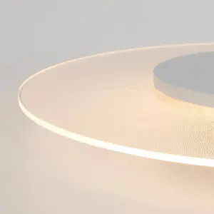 Comparateur de prix : Steinhauer - plafonnier Lido - blanc - métal - 28 cm - dirigé - 7797W - Blanc