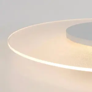 Comparateur de prix : Steinhauer - plafonnier Lido - blanc - métal - 42 cm - dirigé - 7799W - Blanc