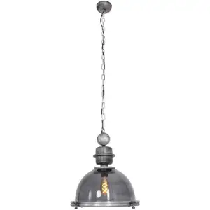 Besselink licht Steinhauer Bikkel Suspension - 1452GR - Acier - Variateur de lumière pas cher