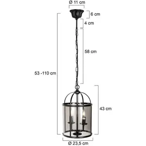 Comparateur de prix : Steinhauer Amazon 5971ZW Pimpernel Lampe suspendue en métal