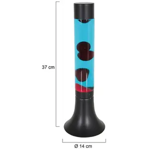 Comparateur de prix : Mexlite - lampe de table - Volcan - noir - verre métal - Ø 14cm -