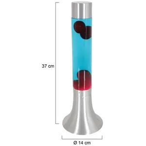 Comparateur de prix : Mexlite - lampe de table - Volcan - acier - verre métal - ø 14cm