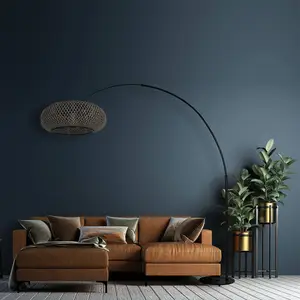 Comparateur de prix : Steinhauer Lampadaire arqué Sparkled Light noir