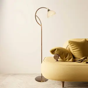 Comparateur de prix : Steinhauer Lampe sur pied Anthea, bronze, crème, métal, verre, E27
