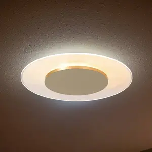 Steinhauer Plafonnier LED Lido, couleur or, Ø 42 cm pas cher
