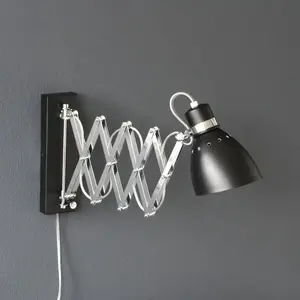 Comparateur de prix : Applique de pared Spring - noir - métal - 6290ZW - Noir - Steinhauer