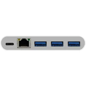 Macally UC3HUB3GBC - Adaptateur USB-C vers USB-C / 3 x USB-A / RJ-45 pas cher