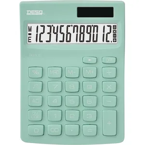 DESQ® Calculatrice de Bureau | Affichage 12 Chiffres | Compacte | Colour pas cher