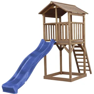 Comparateur de prix : AXI Beach Tower Marron Bleu Toboggan