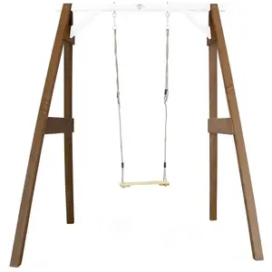 Comparateur de prix : Pragma Axi Portique Balançoire En Bois Simple Marron/Blanc