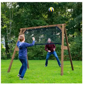 Comparateur de prix : AXI Portique 4 en 1 Sports Fun Marron 160x254x207cm