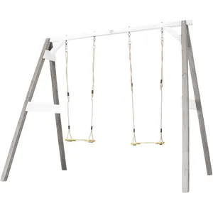 Comparateur de prix : AXI Portique 4 en 1 Sports Fun Gris Blanc 160x254x207cm